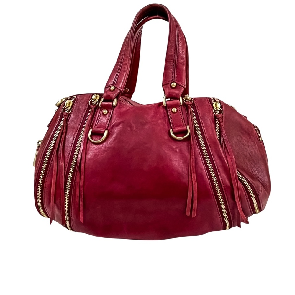 Botkier Red Leather Two Handle Handbag